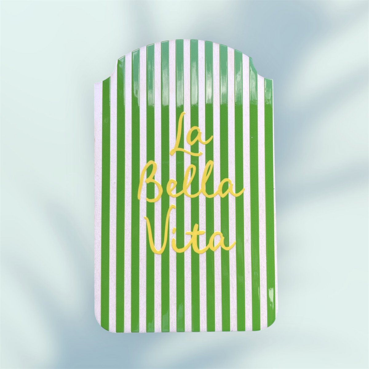 Houten wenskaarten: Dolce Vita
