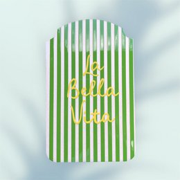Træ lykønskningskort: Dolce Vita