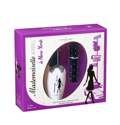 GIFT SET - MADEMOISELLE ARBEL à New York - Eau de Toilette 100ml + 1 Handbag Spray
