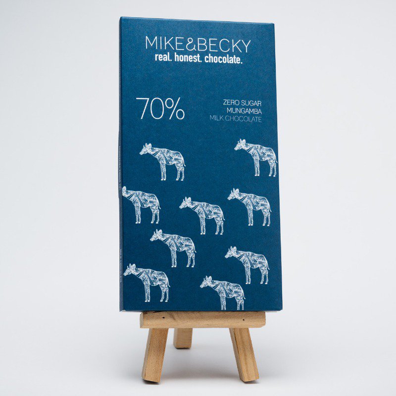 ZERO Suiker 70% (Donkere Melk) - Congo - BIO