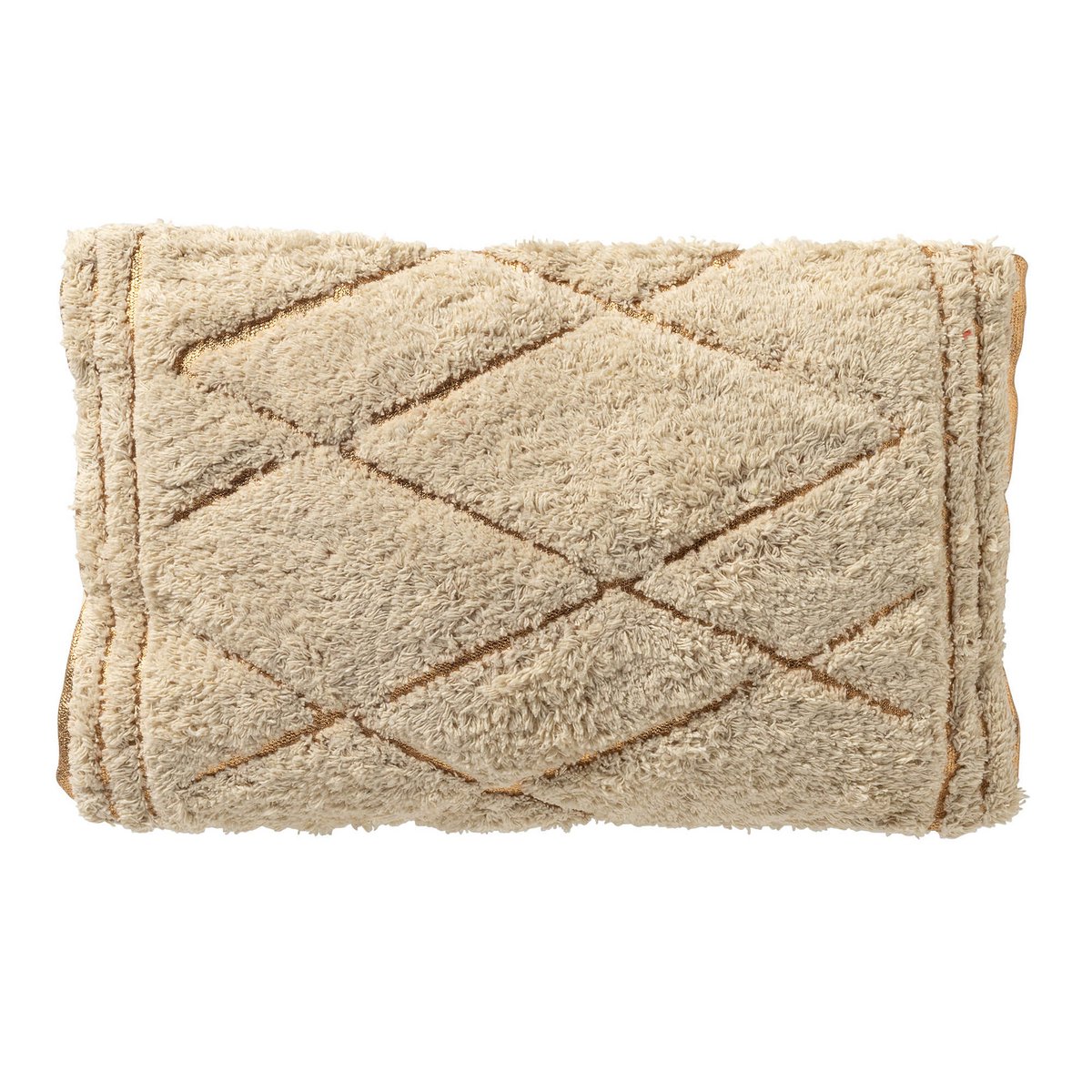 Dutch Decor DUUK - Cushion 30x50 cm - Tofu - beige with gold