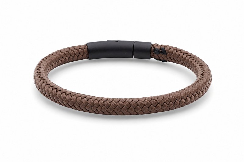 Seilarmband 6mm - Ruyter-Kollektion | Ausgabe schwarz