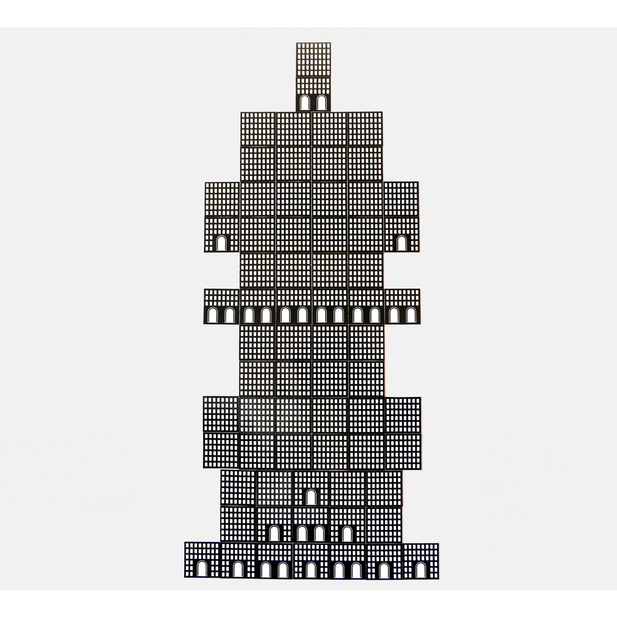 Pakiet magnesów na lodówkę Fritz Lang Metropolis Mega Modern Architecture (72 sztuki)