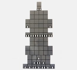 Pakiet magnesów na lodówkę Fritz Lang Metropolis Mega Modern Architecture (72 sztuki)