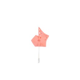 Pinwheel Brooch Coral