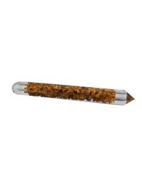 Orgonite Massage Wand 6 Faceted Yellow Agate Inside