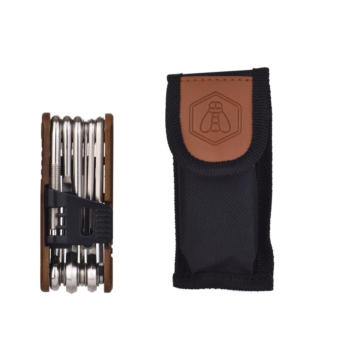 Kit di riparazione Laguiole per bicicletta multifunzione in legno di faggio