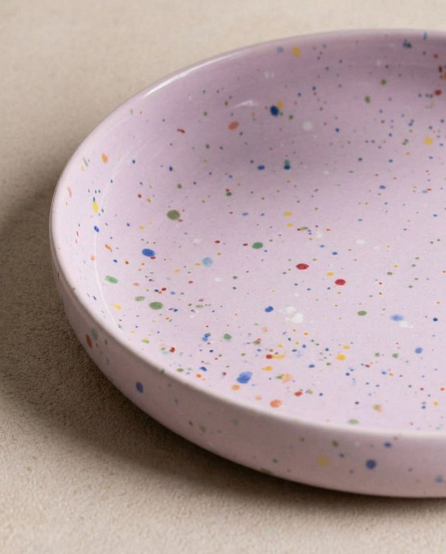 New Party Low Pasta Plate 23cm - Mix 6 Pieces