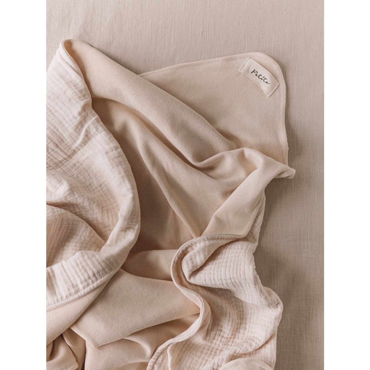 Tricot + Couverture Mousseline / crème au beurre