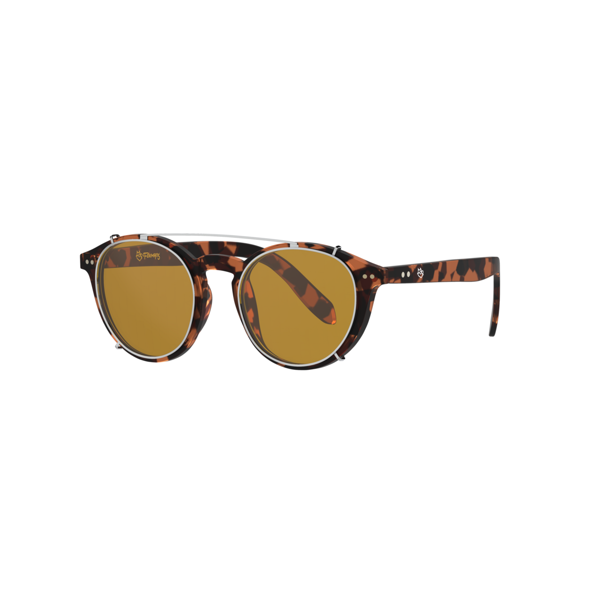Lennon Blue Light Glasses - Everyday Lens with Heavy Duty Clip-on