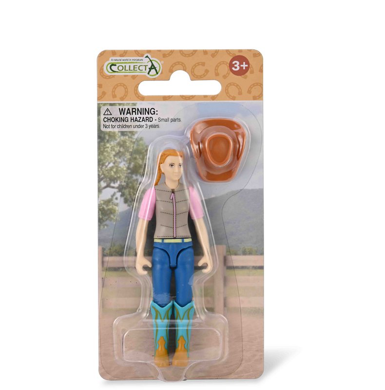 Hobbyrytter med cowgirlhat