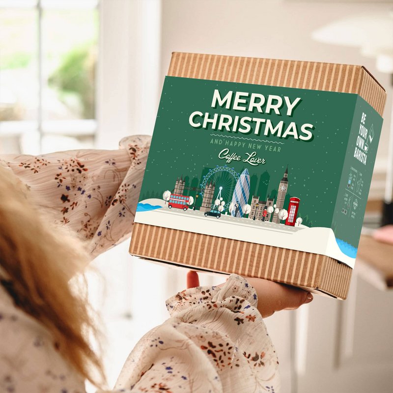 Merry Christmas Coffee Gift Box