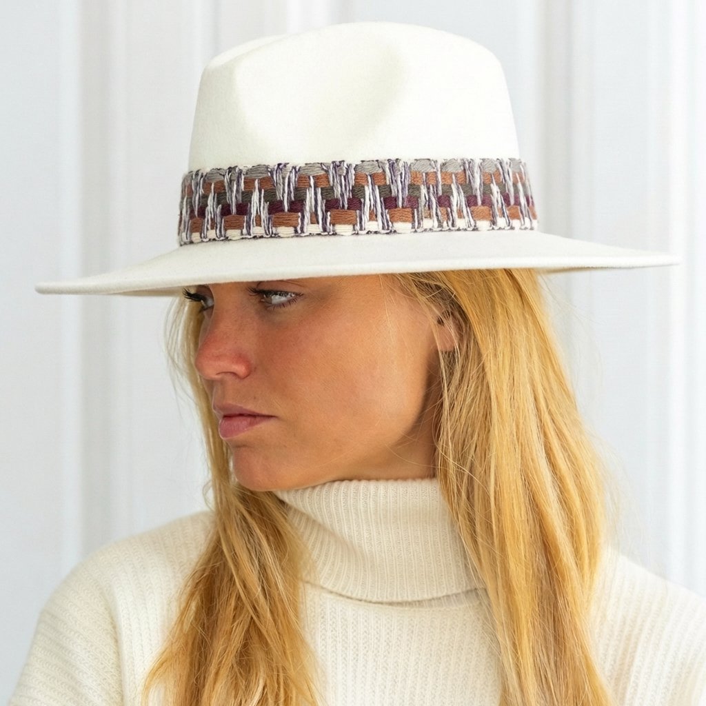 CAPPELLO A TENDA LARGA - treccia etnica