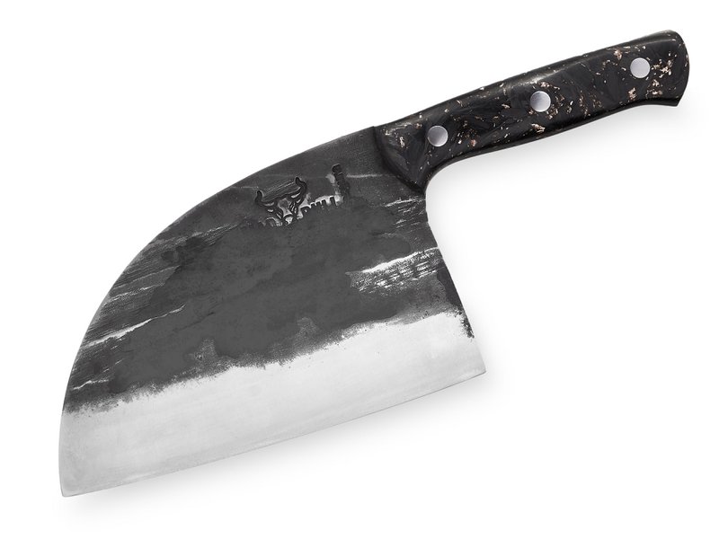 Samura Mad Bull Serbian Chef's Knife 180 mm, Marble Carbon Handle