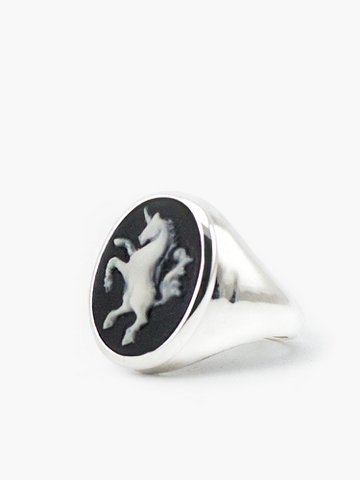 Einhorn Cameo Siegelring