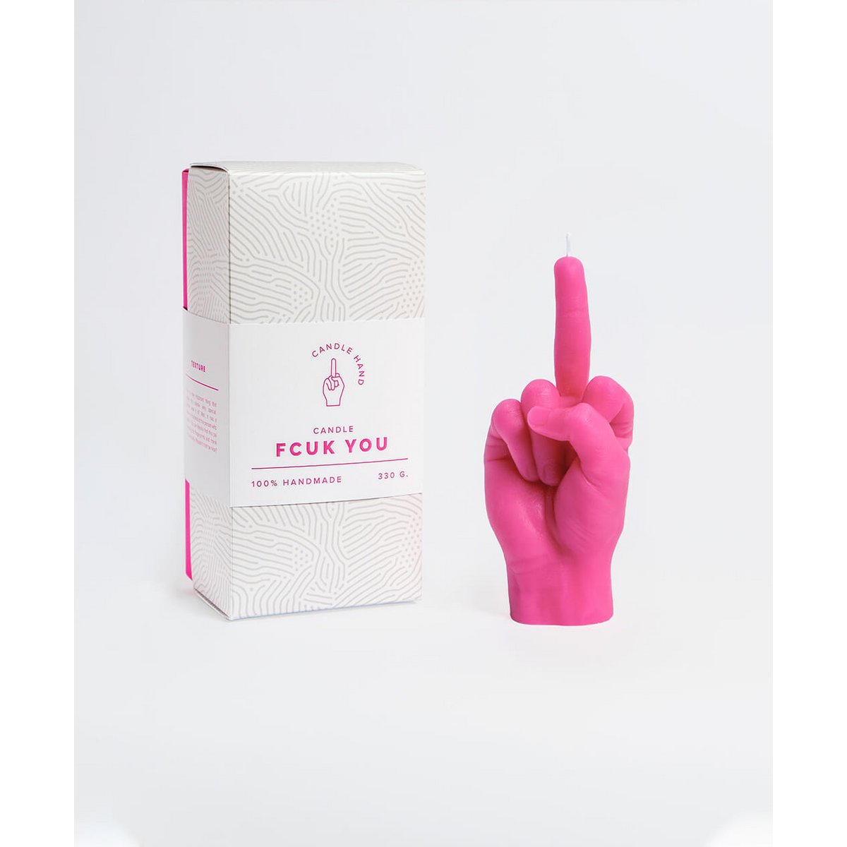 Fick dich Candle Pink