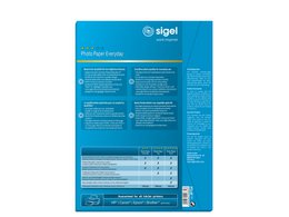 Carta fotografica Inkjet Sigel A4 Everyday+ 170 g/m² bianca 50 fogli lucidi