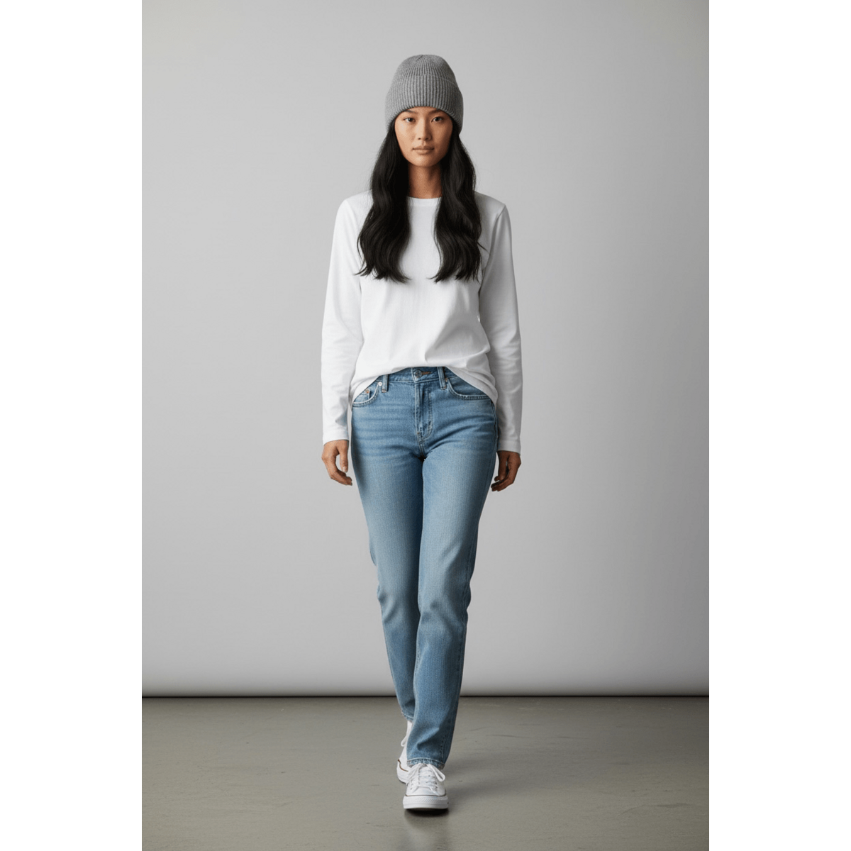LEY! Wool hat "Saha" in gray copy