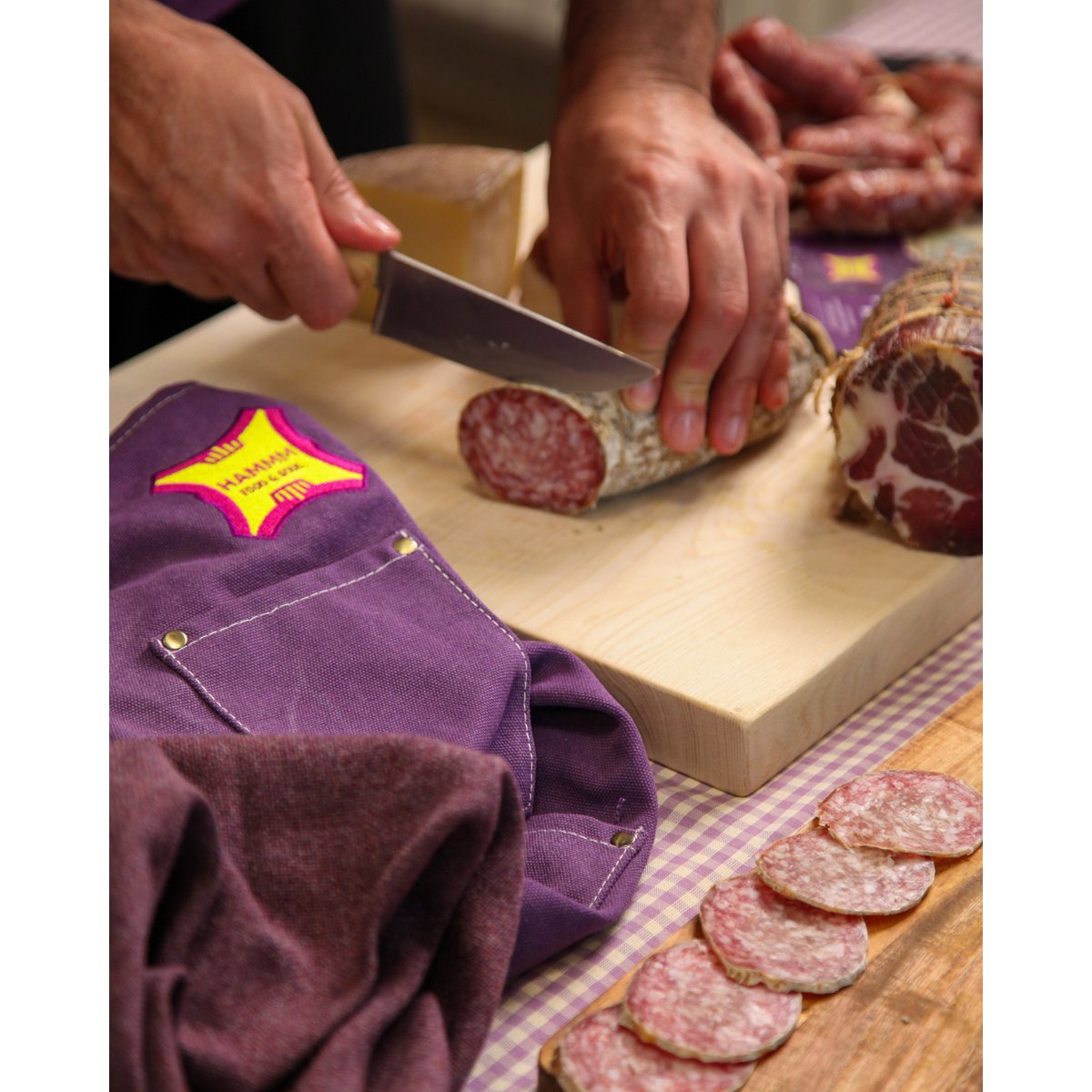 🇮🇹 Wild Umbrian black pig salami - seasoned artisanal salami