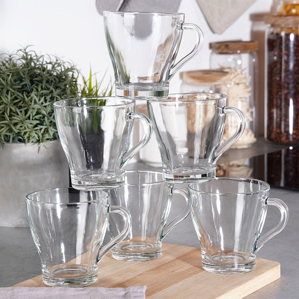 Briller til kaffe og te 250 ml 6 stk