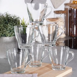Briller til kaffe og te 250 ml 6 stk