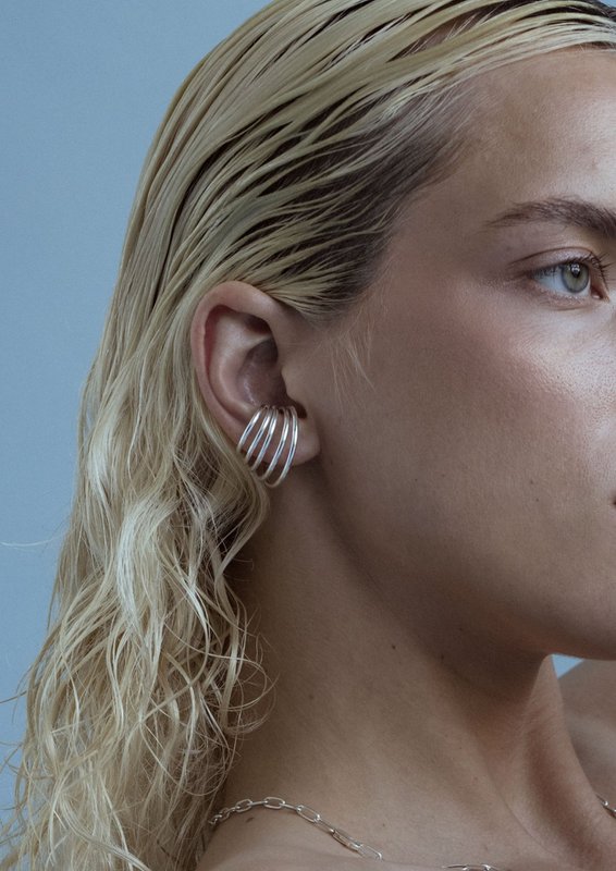 Future Tide Ear Cuff Silver