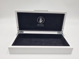 Jewelery boxes / storage boxes set "white" noble high glossy