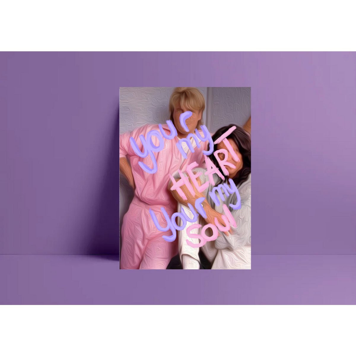 Your my heart your my soul- Postkarte