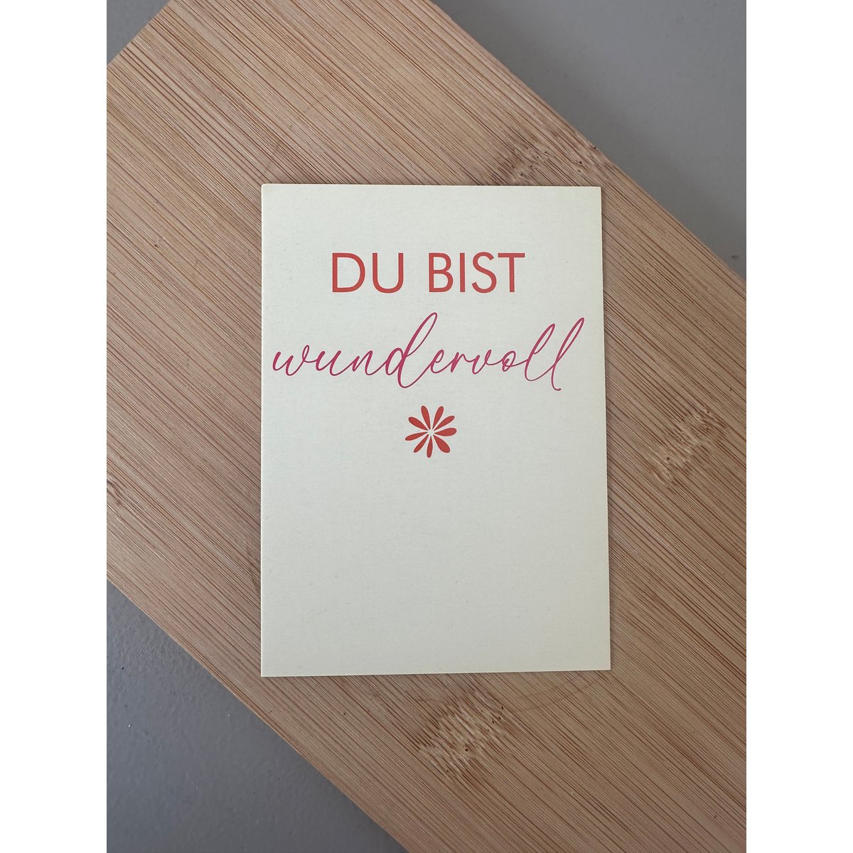 Minikarte "Je bent geweldig"
