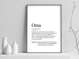 Definitie "oma" poster