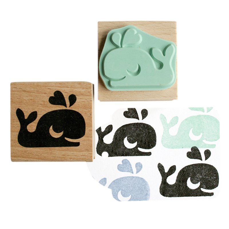 Leuke walvisstempel voor creatieve avonturen