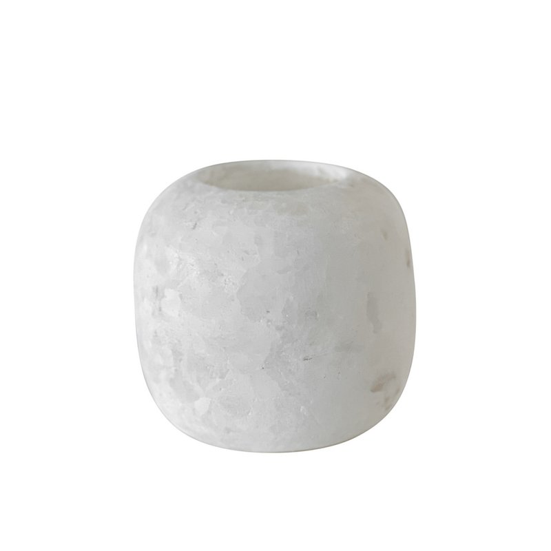 Albaster wax holder medium white (428)