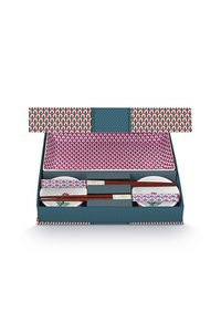Giftset Round Oriental Flower Festival Blue