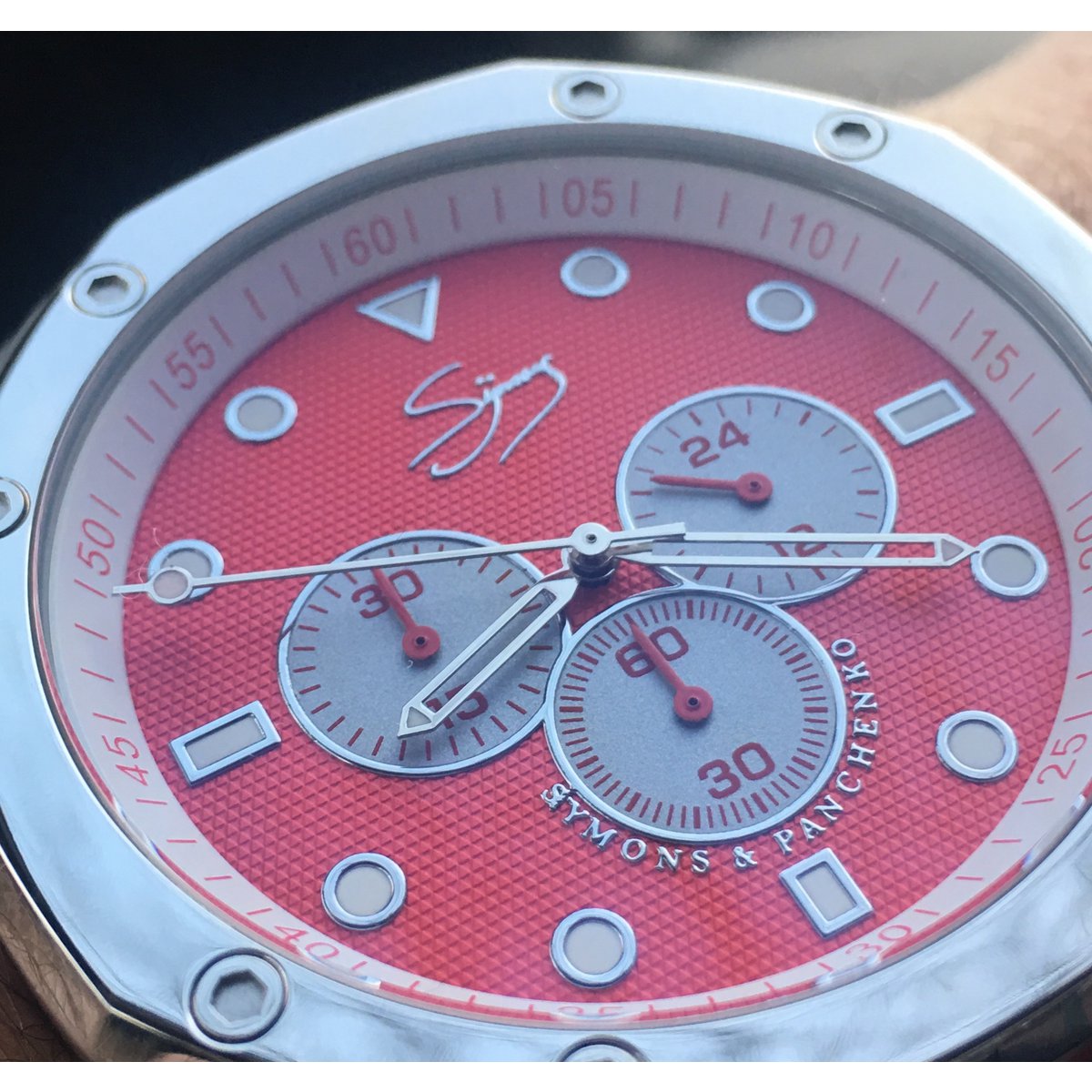 Finestra Miura stainless steel chronograph 10 ATM