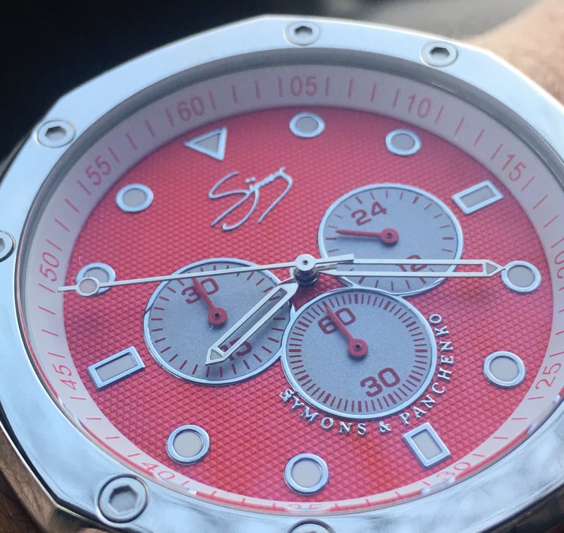 Finestra Miura stainless steel chronograph 10 ATM