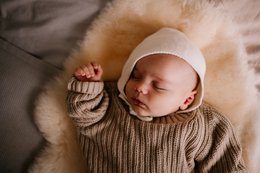 Sheepskin medicinally tanned for baby and child - M
