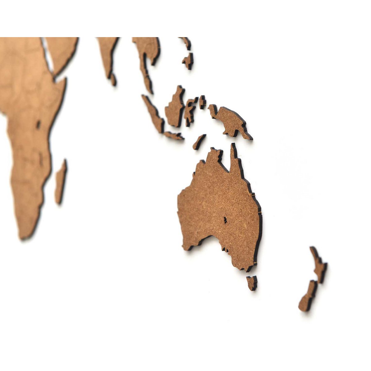 Mappa del mondo in legno - Fai da te - HDF