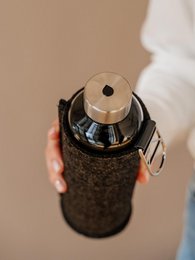 EQUA Glass Bottle With Felt Cover