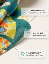 Sunsa set de 3 bufandas de lazo, bufanda de lazo para mujer, pañuelo redondo hecho de 100% algodón, bufanda de tubo para ella, bufanda redonda para verano/primavera/otoño