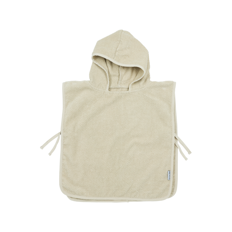 Badeponchofrotté Popcorn Blødt sand