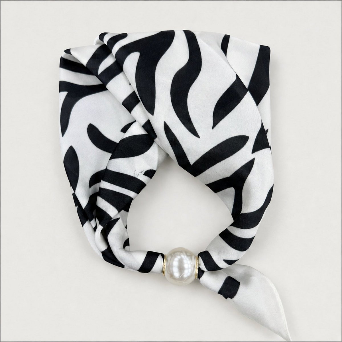 Zwart Wit Zebraprint One Size Zwart Wit