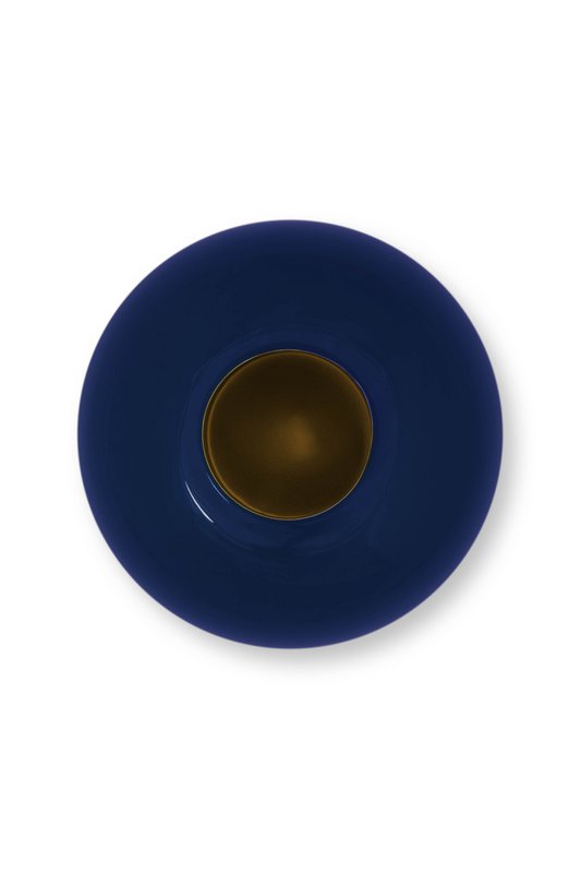 Vase Metal Blue 23cm