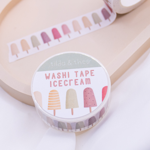 Washi Tape Popsicle - Adhesive Tape Masking Tape Summer Ice Cream