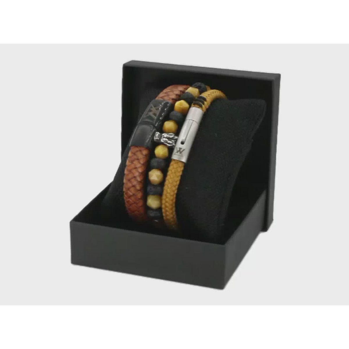 Pulsera de cuero 12mm - Con colección