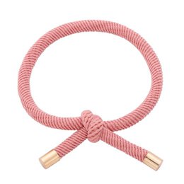 Golden Knot Bracelet Vintage Pink