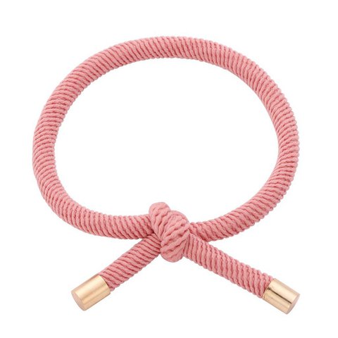 Golden Knot Bracelet Vintage Pink