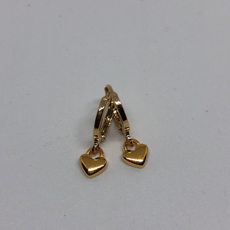 Ohrringe Herz gold
