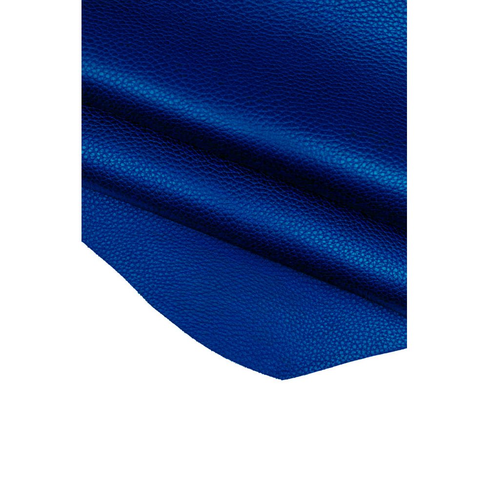 K0038DB | Made in Italy Heart Bookmark in genuine full-grain leather, dollar grain - Blue color - Dimensions: 6 x 5.5 x 0.5 cm - Packaging: rigid bottom/lid Gift Box