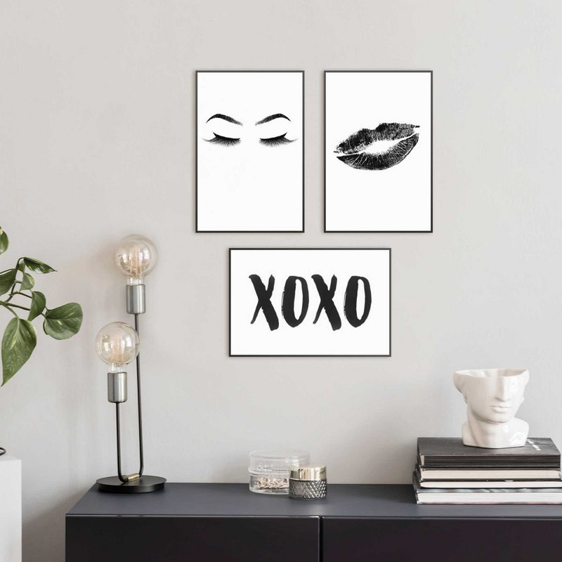 Bilder Set Slim Frame Feminin 30x20