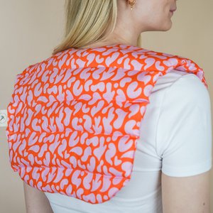 Naked pillows filled with organic spelled-pink orange